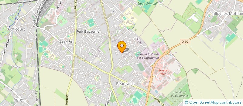 localisation de l'entreprise MADAME JENNIFER ZUCCHIATTI à ARRAS