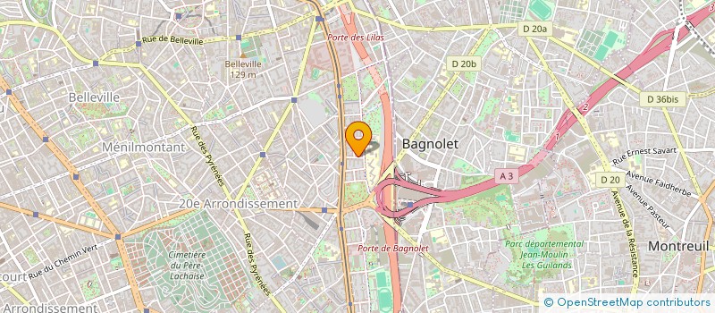 localisation de l'entreprise MADAME JENNIFFER KOFFIDJIN  PARIS