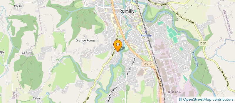 localisation de l'entreprise MADAME JENNIFFER TARTARAT  RUMILLY