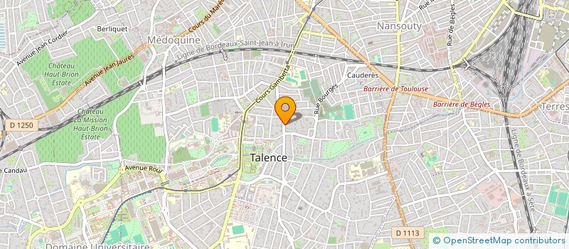 localisation de l'entreprise MADAME JENNIRIS VINCONNEAU à TALENCE