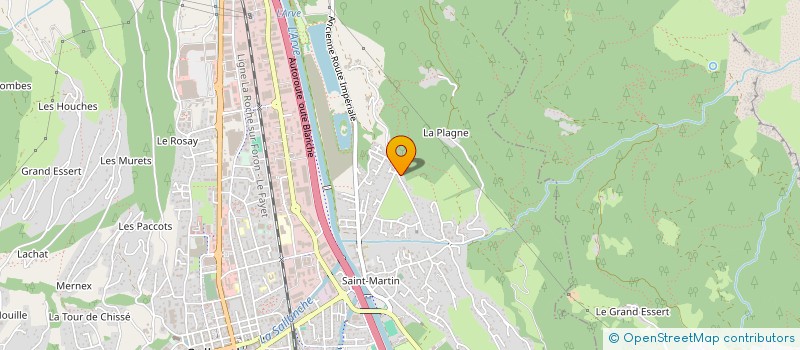 localisation de l'entreprise MADAME JENNY-ANN LE HELLOCO  SALLANCHES