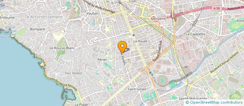 localisation de l'entreprise MADAME JENNY ARAGONES  MARSEILLE