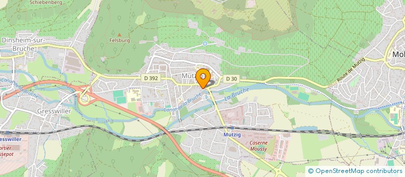 localisation de l'entreprise MADAME JENNY BAROIN  MUTZIG