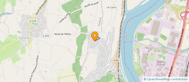 localisation de l'entreprise MADAME JENNY BENISTANT  SOYONS