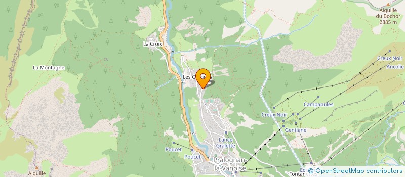 localisation de l'entreprise MADAME JENNY BLANC  PRALOGNAN-LA-VANOISE