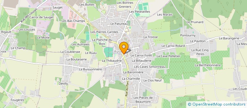 localisation de l'entreprise MADAME JENNY BOURREAU  BEAUMONT-EN-VERON