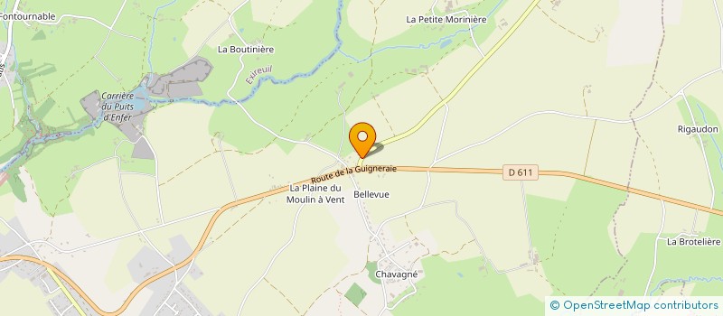 localisation de l'entreprise MADAME JENNY BOUTREA à NANTEUIL