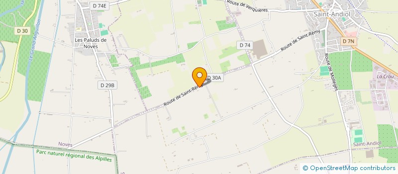 localisation de l'entreprise MADAME JENNY BRAULT  SAINT-ANDIOL