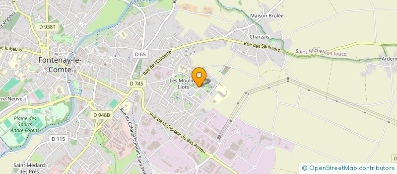 localisation de l'entreprise MADAME JENNY CAZALIS DE FONDOUCE à FONTENAY-LE-COMTE