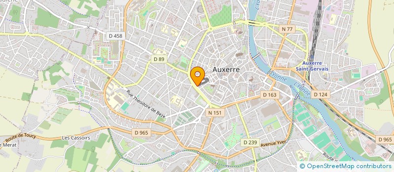 localisation de l'entreprise MADAME JENNY COCHON  AUXERRE