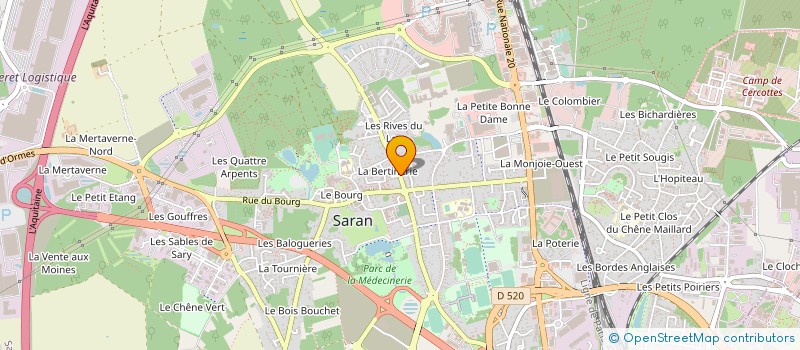 localisation de l'entreprise MADAME JENNY DAMBREVILLE  BEAUGENCY