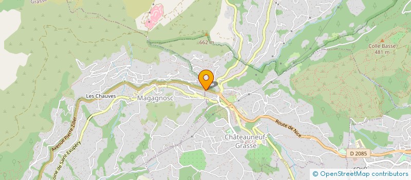 localisation de l'entreprise MADAME JENNY DELACHAUSSEE  CHATEAUNEUF-GRASSE