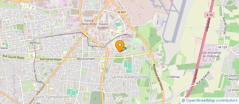 localisation de l'entreprise MADAME JENNY FANOMEZANTSOA  TOURS