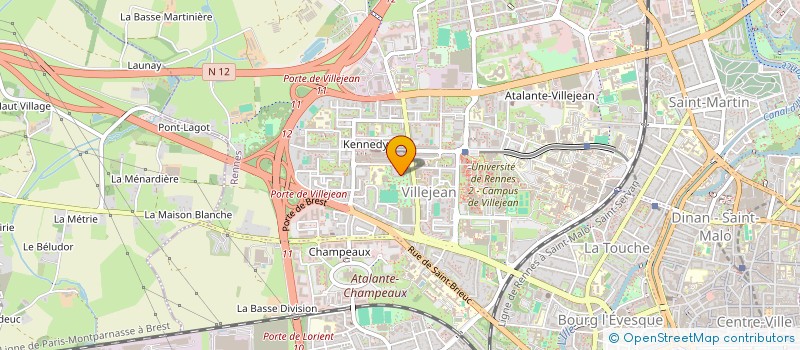 localisation de l'entreprise MADAME JENNY FEVRIER  RENNES