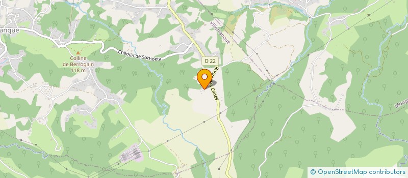 localisation de l'entreprise MADAME JENNY GARCIA  VILLEFRANQUE