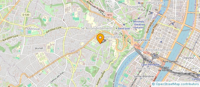 localisation de l'entreprise MADAME JENNY HALLIE  LYON