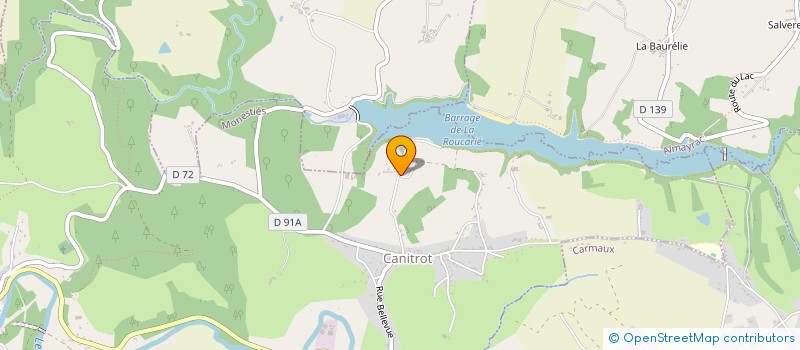 localisation de l'entreprise MADAME JENNY LAUR  MONESTIES