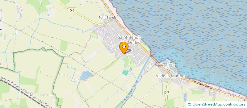 localisation de l'entreprise MADAME JENNY MARCILLE  SAINT-BENOIT-DES-ONDES