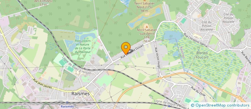 localisation de l'entreprise MADAME JENNY MARSY  RAISMES