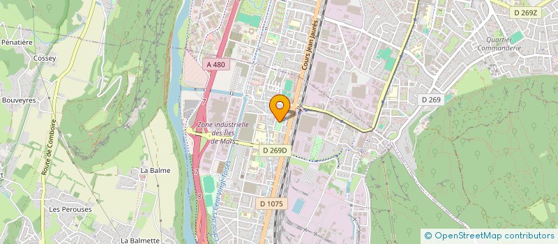 localisation de l'entreprise MADAME JENNY NERON  LE PONT-DE-CLAIX