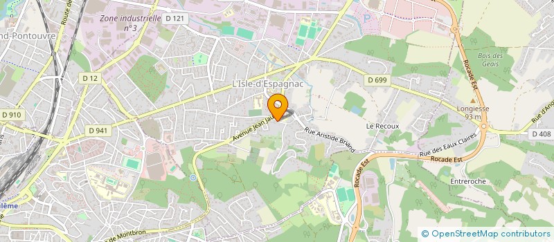 localisation de l'entreprise MADAME JENNY NICOLAS  L'ISLE-D'ESPAGNAC