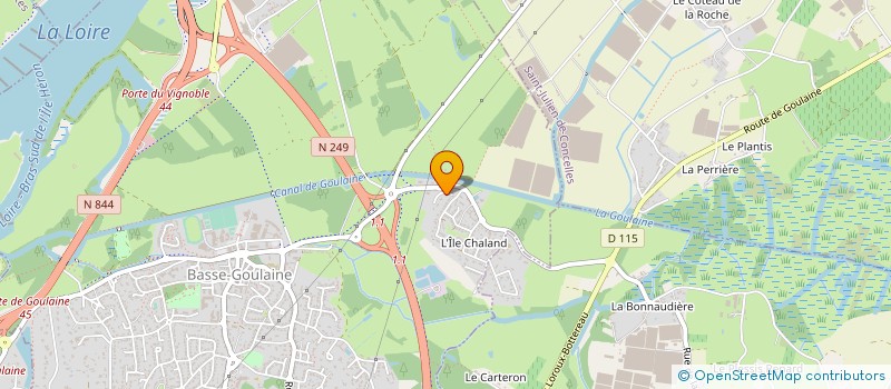 localisation de l'entreprise MADAME JENNY PELLOQUIN  BASSE-GOULAINE