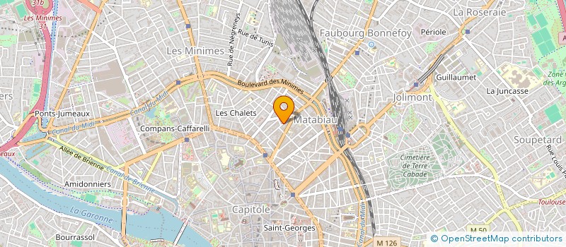 localisation de l'entreprise MADAME JENNY PUJOL-LATOUR à TOULOUSE