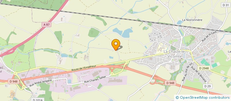 localisation de l'entreprise MADAME JENNY RABANAL  LA CHAIZE-LE-VICOMTE