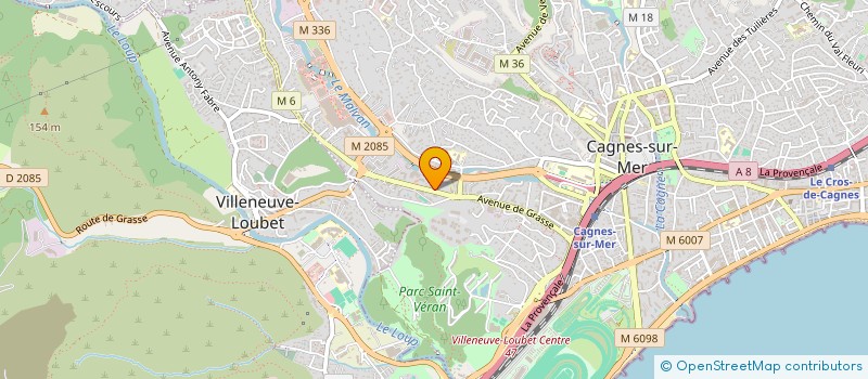 localisation de l'entreprise MADAME JENNY RIGAUX à CAGNES-SUR-MER