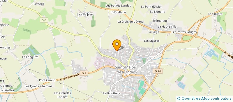 localisation de l'entreprise MADAME JENNY ROBERT  SAINT-MELOIR-DES-ONDES