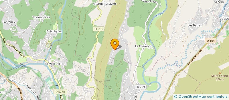 localisation de l'entreprise MADAME JENNY ROMANELLI  VESSEAUX