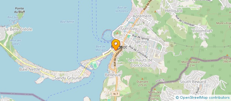 localisation de l'entreprise MADAME JENNY ROSETTI  SAINT-MARTIN