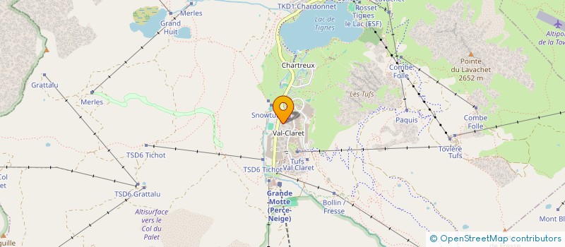 localisation de l'entreprise MADAME JENNY SALOMONE  TIGNES