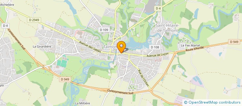 localisation de l'entreprise MADAME JENNY SANCHEZ  TALMONT-SAINT-HILAIRE