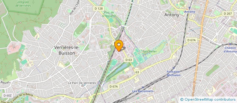 localisation de l'entreprise MADAME JENNY SAUSER  VERRIERES-LE-BUISSON