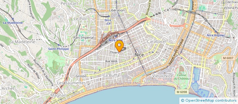 localisation de l'entreprise MADAME JENNY SAUVAGE  NICE