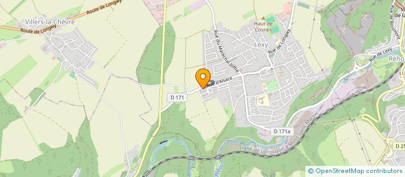 localisation de l'entreprise MADAME JENNY TOUSSAINT  LEXY