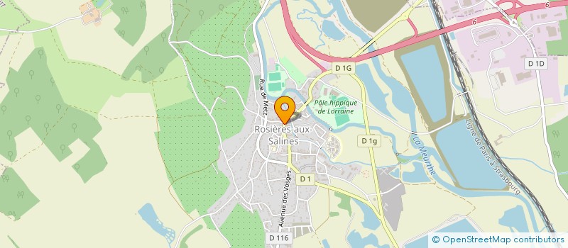 localisation de l'entreprise MADAME JENNY UHRIG  ROSIERES-AUX-SALINES