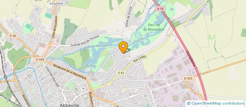 localisation de l'entreprise MADAME JENNY VATIN  ABBEVILLE