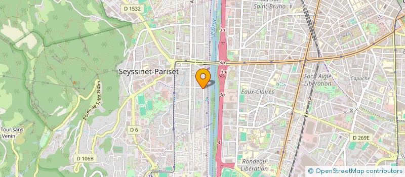 localisation de l'entreprise MADAME JENNY VENNERI à SEYSSINET-PARISET