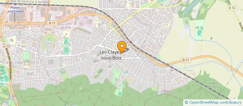 localisation de l'entreprise MADAME JENNY YE  LES CLAYES-SOUS-BOIS