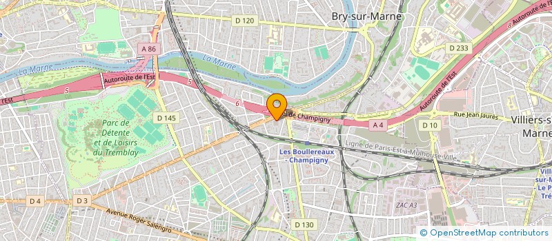 localisation de l'entreprise MADAME JENNYFER BERNARDO VASCO à CHAMPIGNY-SUR-MARNE