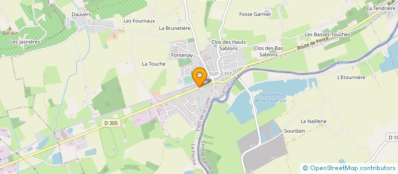 localisation de l'entreprise MADAME JENNYFER BUSSON à LA CHARTRE-SUR-LE-LOIR