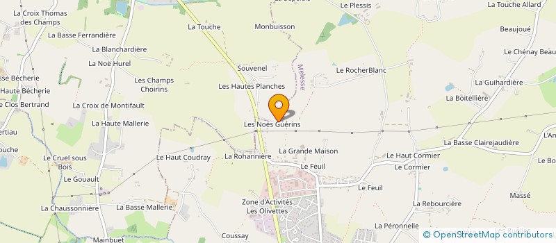localisation de l'entreprise MADAME JENNYFER CLERCX à MONTREUIL-LE-GAST