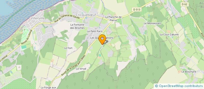 localisation de l'entreprise MADAME JENNYFER DARAGON  PENNEDEPIE