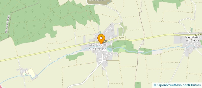 localisation de l'entreprise MADAME JENNYFER GERRA  LA CHAPELLE-SUR-OREUSE