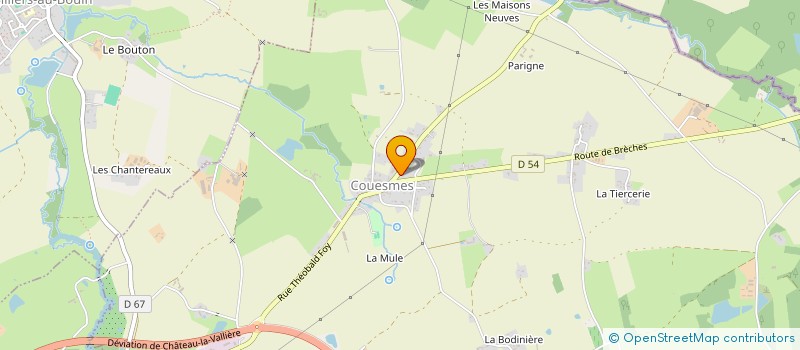 localisation de l'entreprise MADAME JENNYFER JOYE  COUESMES