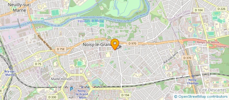 localisation de l'entreprise MADAME JENNYFER LAFORGE à NOISY-LE-GRAND