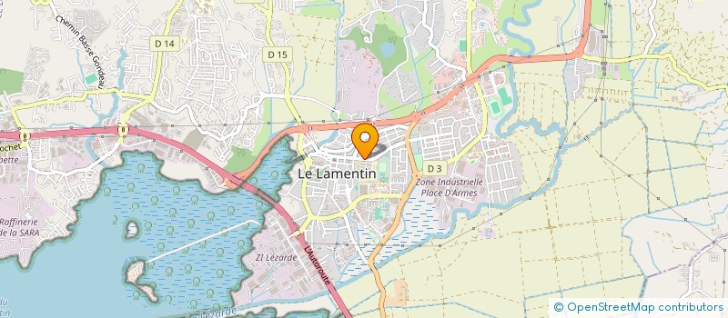 localisation de l'entreprise MADAME JENNYFER LEBON à LE LAMENTIN
