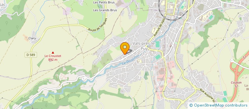 localisation de l'entreprise MADAME JENNYFER LOUET  VALS-PRES-LE-PUY